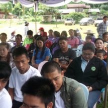 ประชุมสร้างความเข้าใจกับคนในหมู่บ้าน