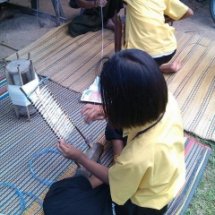 5.ลงมือปฏิบัติ -การทอบูลจ์บูลจ์ การทอฉิปัด