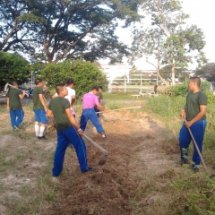 กิจกรรมปรับพื้นที่ปลูกพันธุ์ไม้