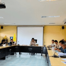 ประชุมคณะกรรมการขับเคลื่อนกลไกฯ อบต.บ้านไทร อ.ปราสาท จ.สุรินทร์