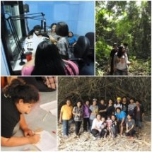 ลงพื้นที่ติดตามโครงการเยาวชนสำรวจพันธุ์ไม้ในป่าชุมชน  เพื่อสร้างองค์ความรู้แก่คนในชุมชน กลุ่มเยาวชนอนุรักษ์ป่ายูงทอง จ.สุราษฎร์ธานี  8-9 ก.พ. 2557