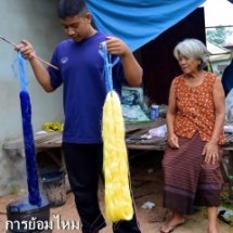 กิจกรรมย้อมไหม