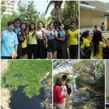 ลงพื้นที่ติดตามโครงการส่งเสริมวัยใส ใส่ใจลำคลอง กลุ่มสานเสียนรักษ์โลก จ.สมุทรปราการ 5 ก.พ.2557