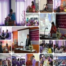 ทีมขับเคลื่อนเข้าจัดอบรมเชิงปฏฺบัติการให้โรงเรียนลาดบัวหลวงไพโรจน์วิทยา