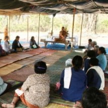 เยาวชนชาวดินบ้านโคกกลางเรียนรู้ประเพณีฮีตสิบสอง คลองสิบสี่ : เดือนอ้ายบุญเข้ากรรม