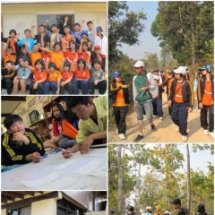 ลงพื้นที่ติดตามโครงการเยาวชนร่วมใจฟื้นฟูผืนป่าม่อนต้นลาน กลุ่มฮักบ้านเกิด จ.ลำปาง 14-15 ก.พ. 2557