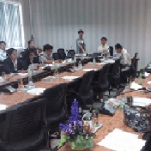 การประชุมเตรียมงาน การประชุมเชิงปฏิบัติการขับเคลื่อนของปรัชญาของเศรษฐกิจพอเพียงสู่สถานศึกษาภาคตะวันออกเฉียงเหนือ ในวันที่ 1 เมษายน 2556