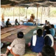 เยาวชนชาวดินบ้านโคกกลางเรียนรู้ประเพณีฮีตสิบสอง คลองสิบสี่ : เดือนอ้ายบุญเข้ากรรม