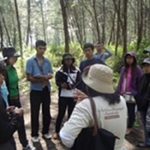 กลุ่มเยาวชนแกนนำลงพื้นที่สำรวจป่าสนธรรมชาติ(บริเวณแหลมสนอ่อน)