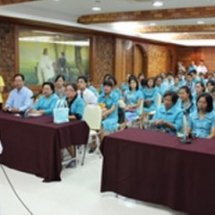 ขยายผลการขับเคลื่อนหลักปรัชญาของเศรษฐกิจพอเพียงในโรงเรียนสตรีมารดาพิทักษ์ให้คณะศึกษาดูงาน