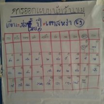 จัดทำปฏิทินขมุ/ตรวจทานความถูกต้องลงพื้นที่ครั้งที่2