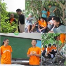 ลงพื้นที่ติดตามโครงการหมอดินน้อยคิดพัฒนาดินเสื่อมโทรม กลุ่มเยาวชนรักษ์ส้มรังสิต จ.ปทุมธานี 4 มี.ค.2557