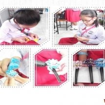 โครงงานประดิษฐ์เศษวัสดุเหลือใช้ Magic Flower