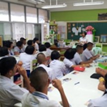 ประชุมแกนนำและสมาชิกในชมรมต้นคิด