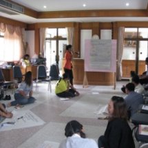 รุ่น 2 : ครั้งที่ 4 ภาคใต้ (จ.นครศรีธรรมราช) : เวทีแลกเปลี่ยนเรียนรู้และเติมเต็มแนวคิดเครื่องมือในการทำงานกับชุมชน หลักสูตรนักถักทอชุมชน เพื่อพัฒนาเด็ก เยาวชน และครอบครัว 