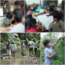 ลงพื้นที่ติดตามโครงการวัยใส ปลูกต้นไม้ ทำฝาย สร้างเครือข่ายจากภูผาสู่มหานที กลุ่มเยาวชนเครือข่ายจากภูผาสู่มหานที จ.ชุมพร  6-7 ก.พ. 2557