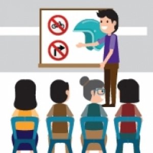 ปลูกจิตสำนึกความปลอดภัยบนท้องถนนให้กับเยาวชนและคนในชุมชน ตำบลเขาชะงุ้ม อำเภอโพธาราม จังหวัดราชบุรี