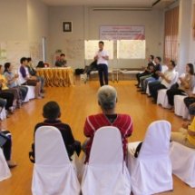 อบรมเชิงปฎิบัติการพัฒนาศักยภาพพี่เลี้ยงเยาวชนเมืองลำพูน หลักสูตรการเรียนรู้ “ทักษะกระบวนกรเบื้องต้น : การออกแบบการเรียนรู้แบบมีส่วนร่วม”